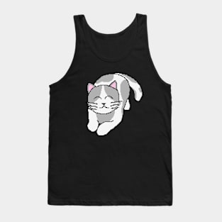 Cat pixel art Tank Top